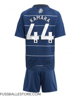 Günstige Aston Villa Boubacar Kamara #44 3rd trikot Kinder 2024-25 Kurzarm (+ Kurze Hosen)